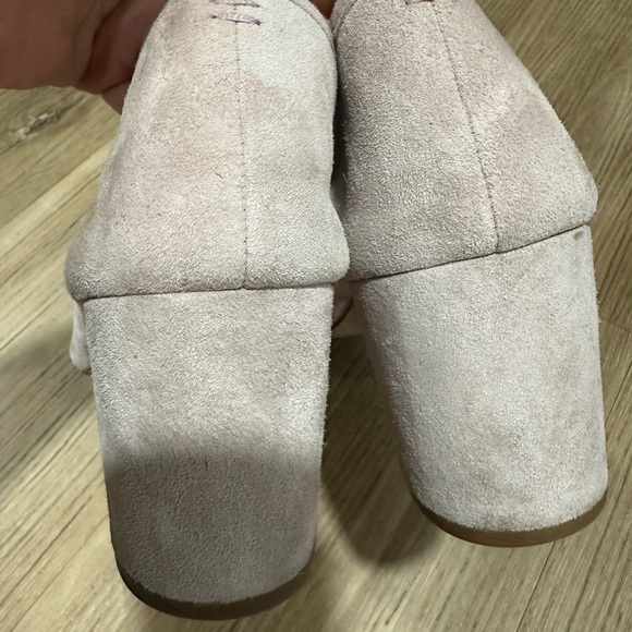 Madewell suede block heels  good condition sz  10 - Picture 4 of 8